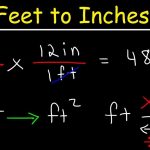 Convert Inches to Feet